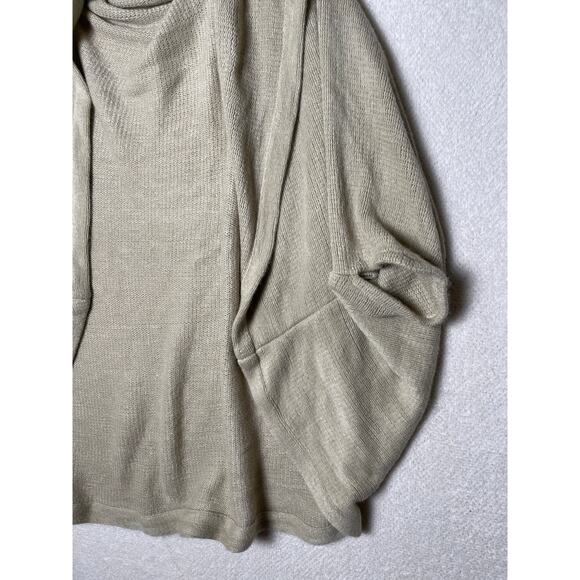 By Harve Benard Women's Grandma Coastal Cottage Soft Knit Open Cardigan Tan OS - Picture 4 of 7